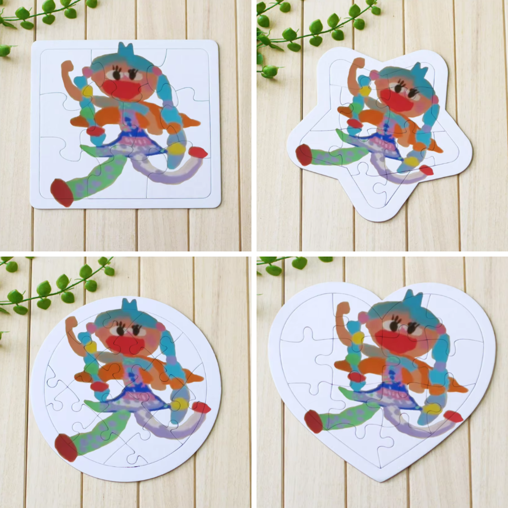 4スタイルから選ぶ 好きな絵・写真のカスタマイズ ジグソーパズル