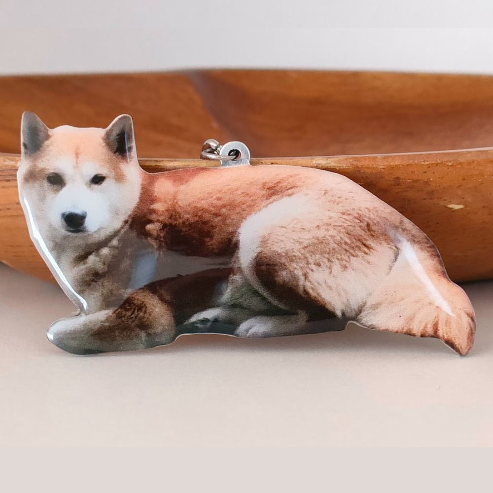 愛犬・愛猫・ペットの写真 名前刻印カスタムキーホルダー