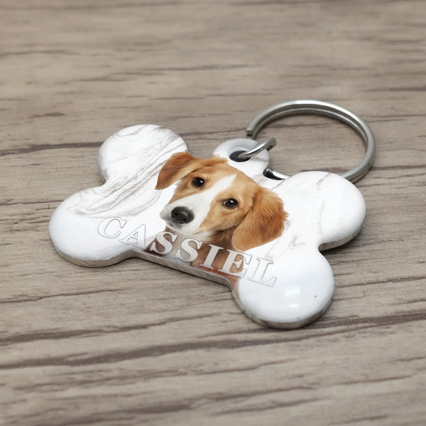 ボンタイプ 愛犬・愛猫・うちの子 カスタム ネームタグ キーホルダー