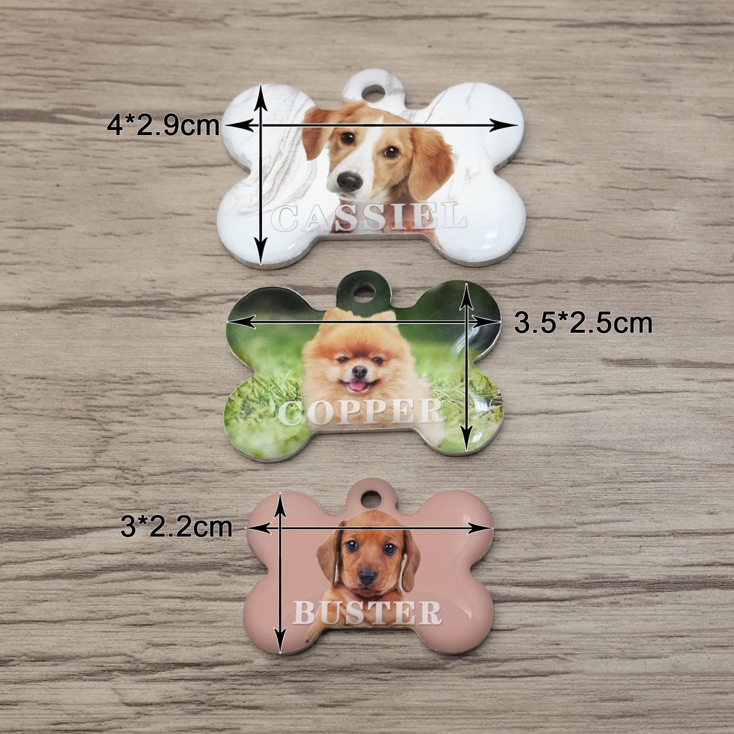ボンタイプ 愛犬・愛猫・うちの子 カスタム ネームタグ キーホルダー