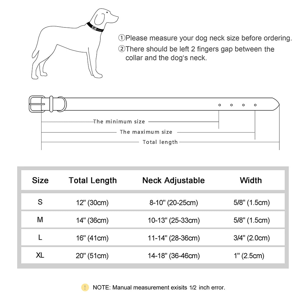 愛犬 愛猫のカスタム名前刻印レザー首輪