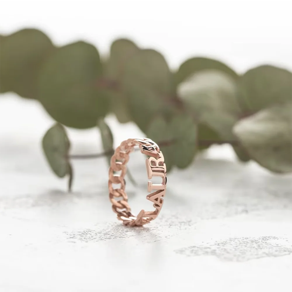 【カーブリンク】カスタムネーム ワイドリング