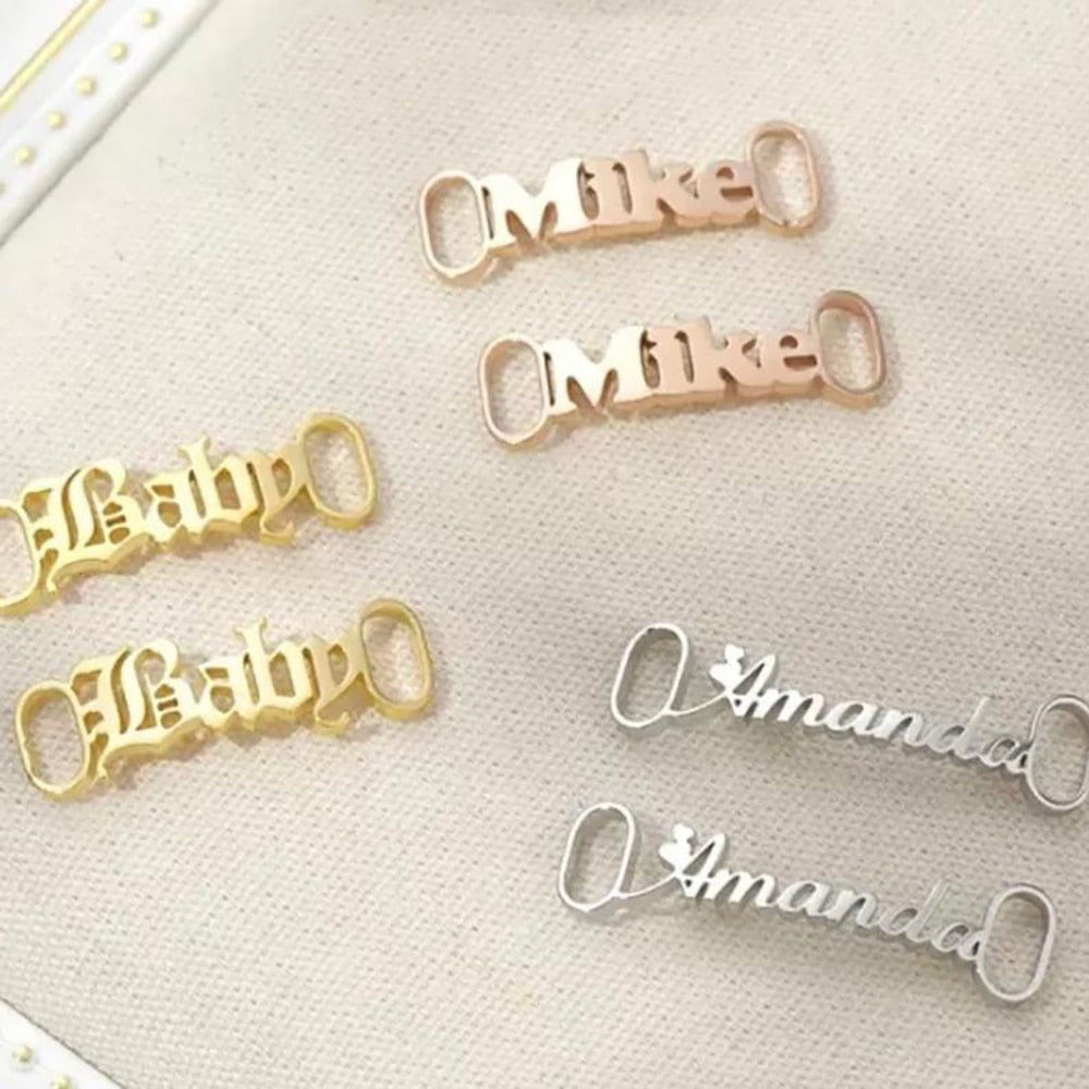カスタムネーム入れ ペア シューバックル