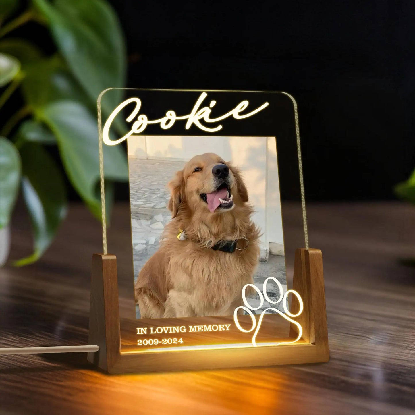 【光るメモリアル】うちの子カスタム・LEDフォトフレーム